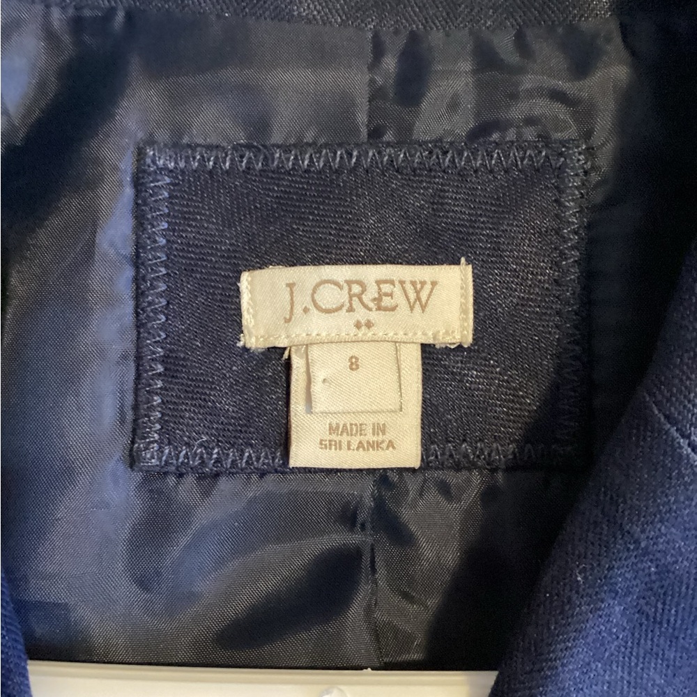J. Crew Classic Navy Linen blazer - Picture 5 of 6